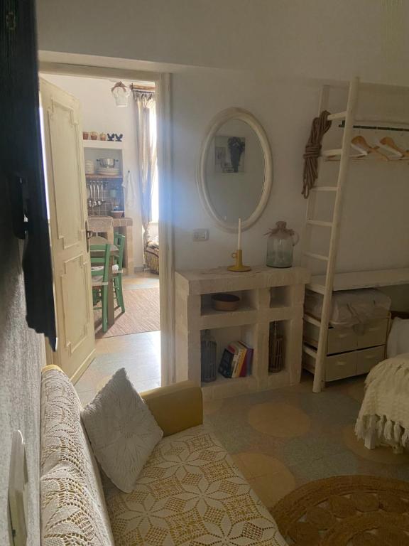 Postel nebo postele na pokoji v ubytování Grezze Mura
