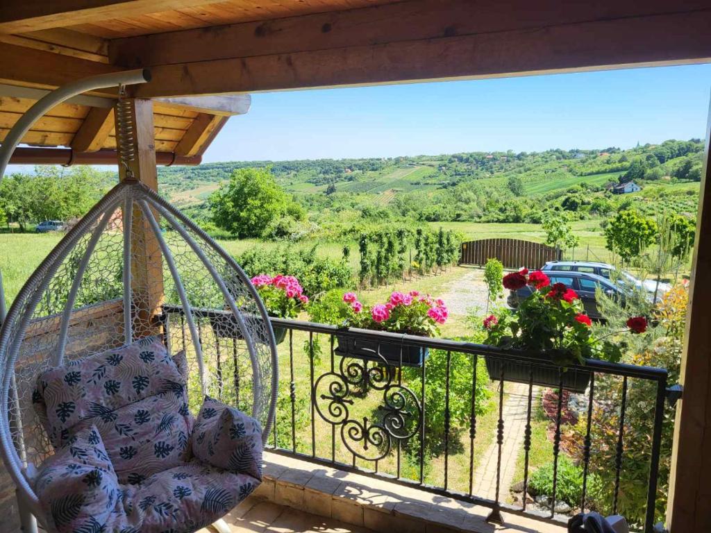 Balkón nebo terasa v ubytování Vila Stancevic wellness