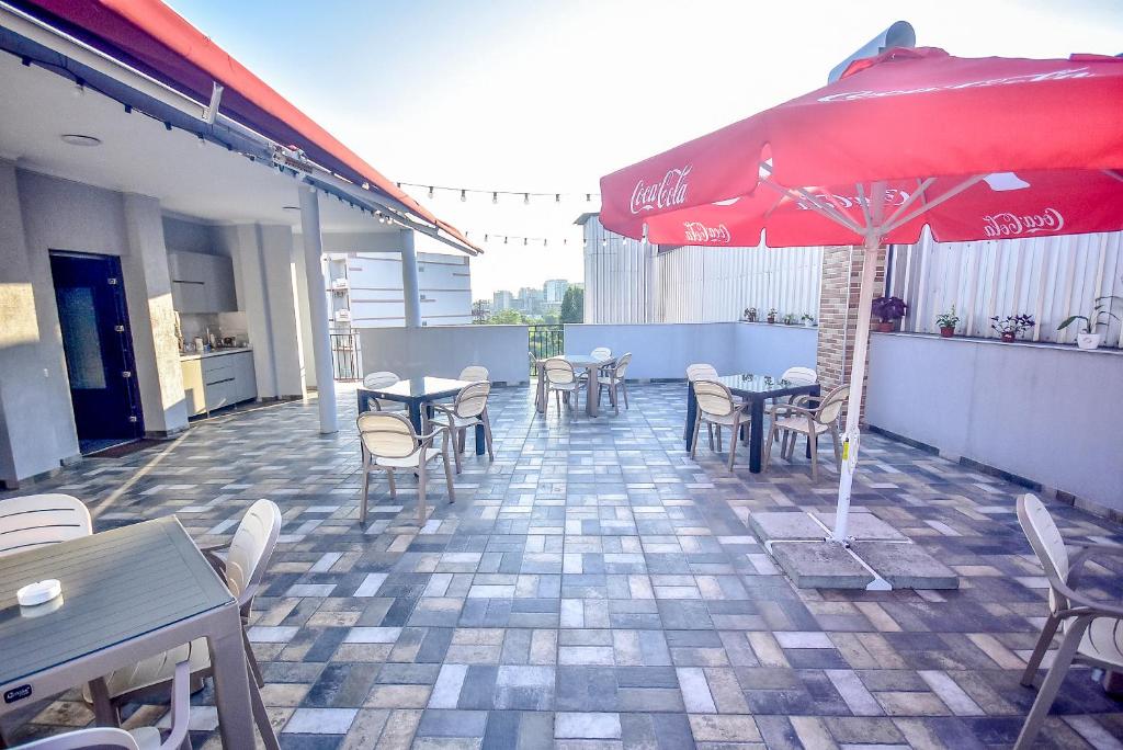 Balkón nebo terasa v ubytování Hotel RANU