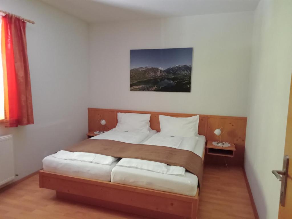 Postel nebo postele na pokoji v ubytování Sportlerhof