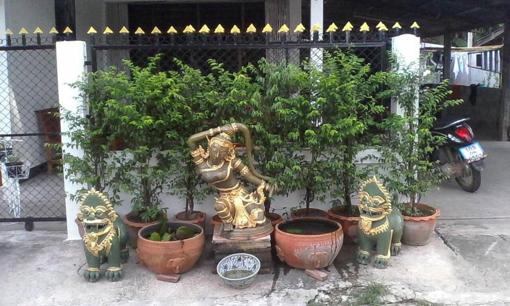 Um jardim em Space Ben Guest House @ Muangkao