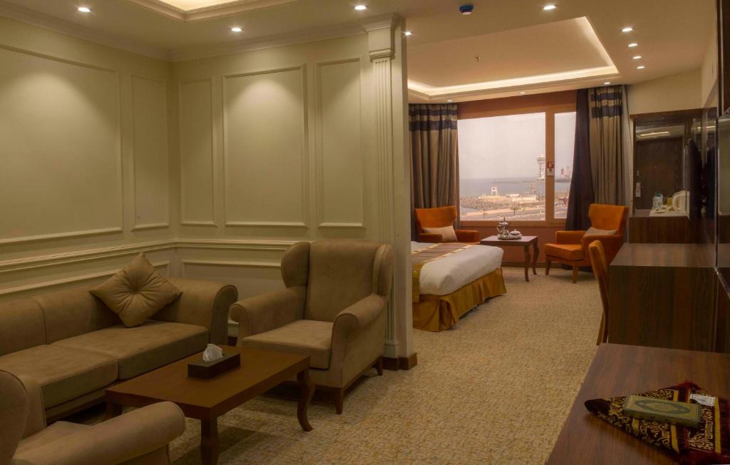 Posezení v ubytování Al-Borg Hotel