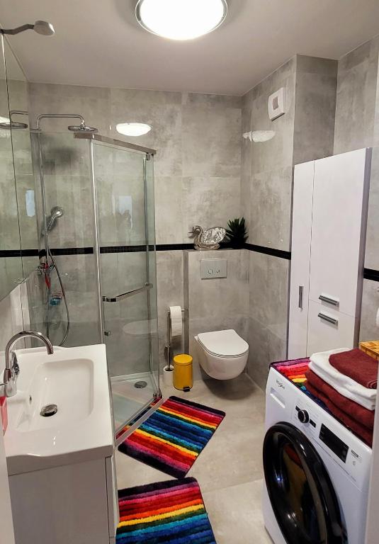 Kúpeľňa v ubytovaní Apartament Comfort Del Mar IV Kolobrzeg