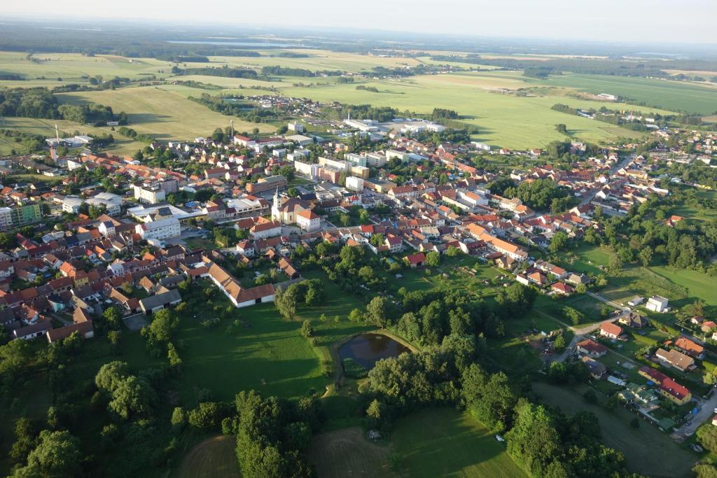 Letecký snímek ubytování Penzion Rita