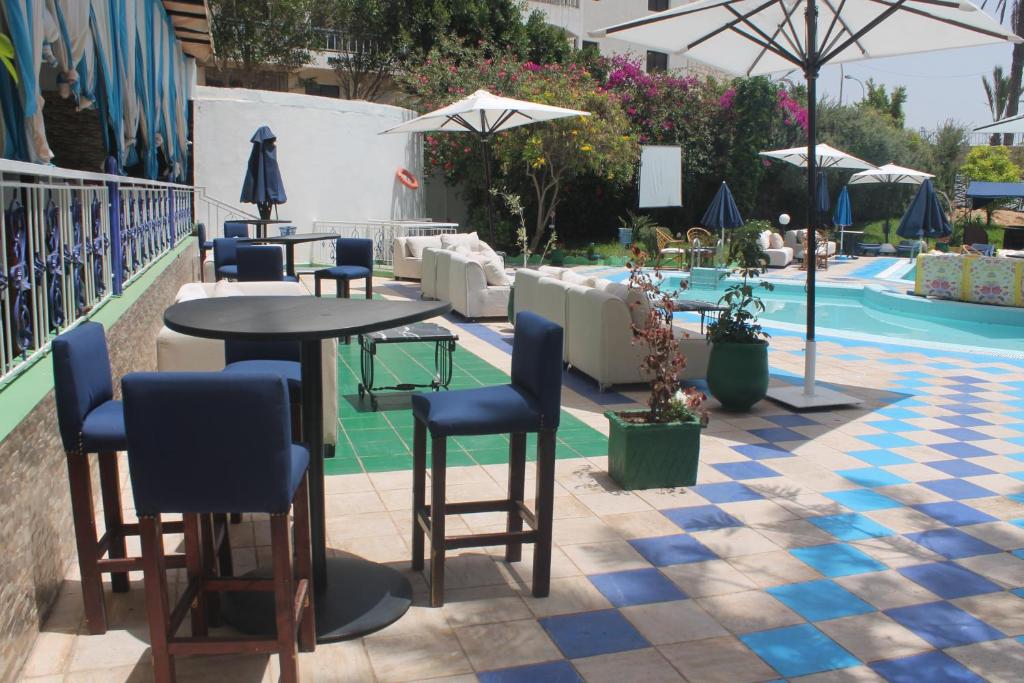 Bazén v ubytování Hotel Residence Rihab nebo v jeho okolí