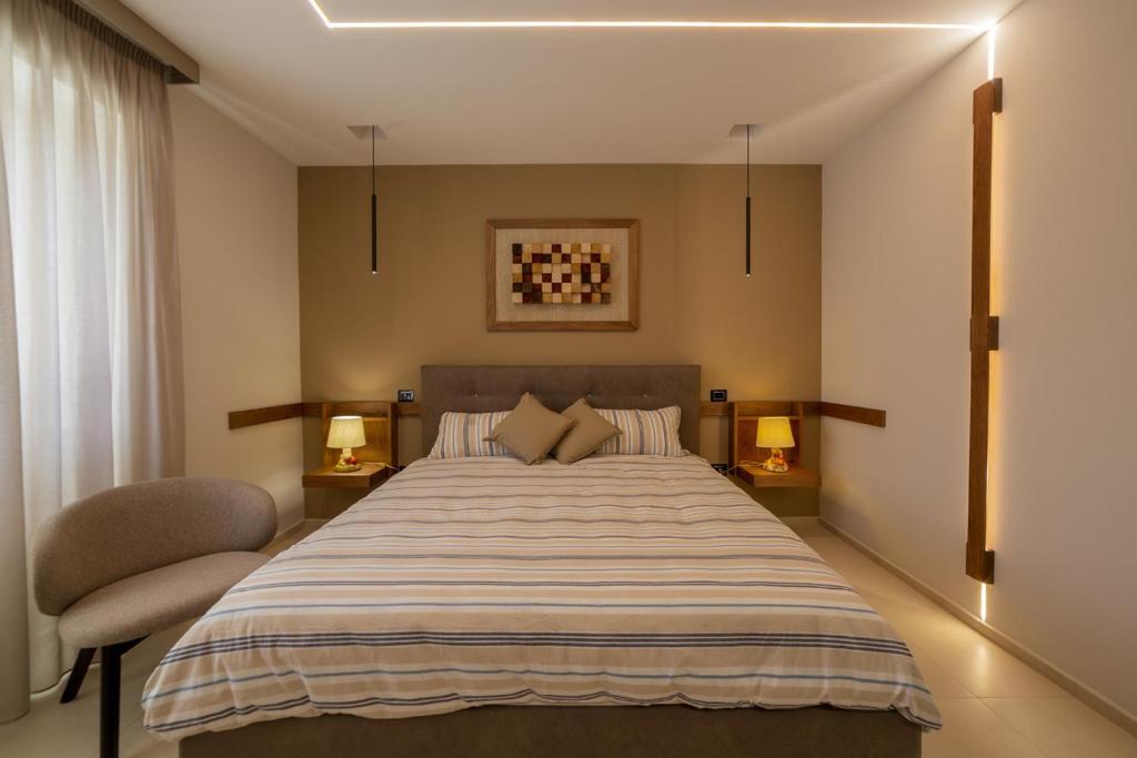 Posteľ alebo postele v izbe v ubytovaní Balneum Rooms & SPA
