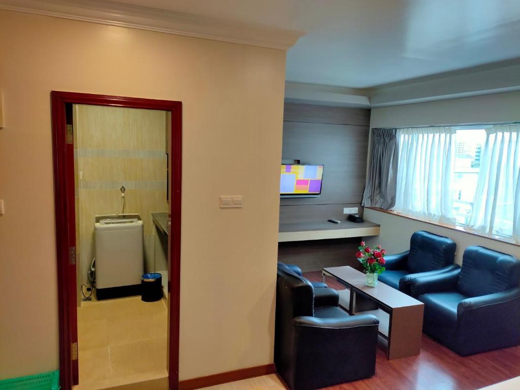Koupelna v ubytování Hotel Grand United - Ahlone Branch