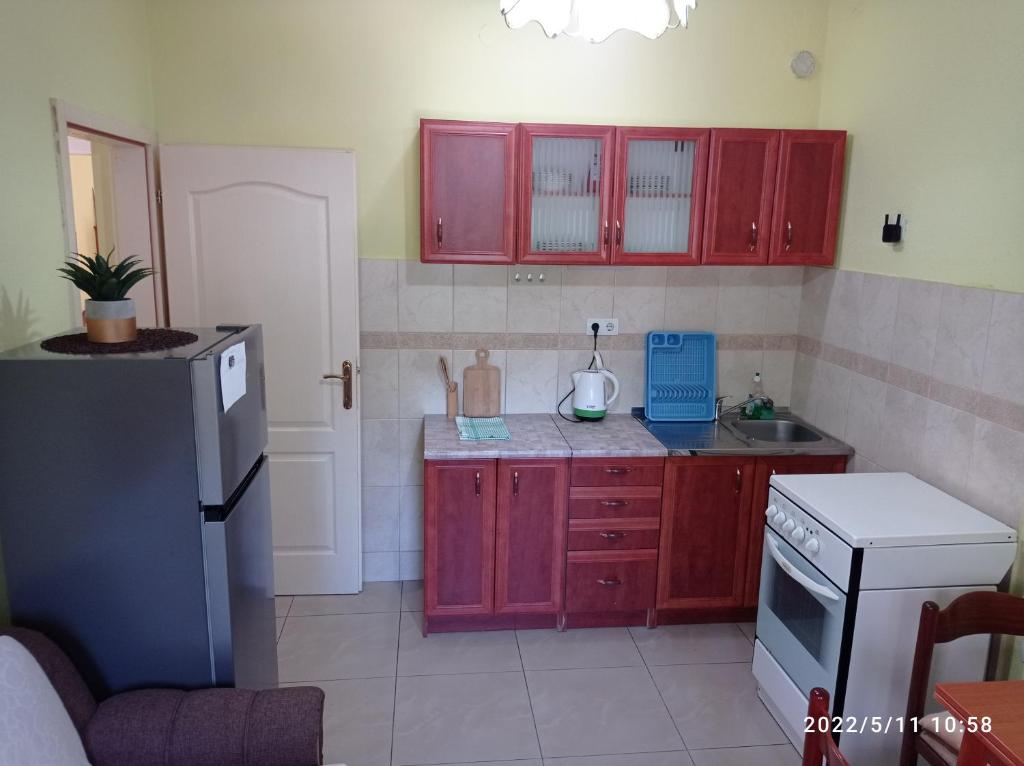 Kitchen o kitchenette sa Apartments Dakovic M