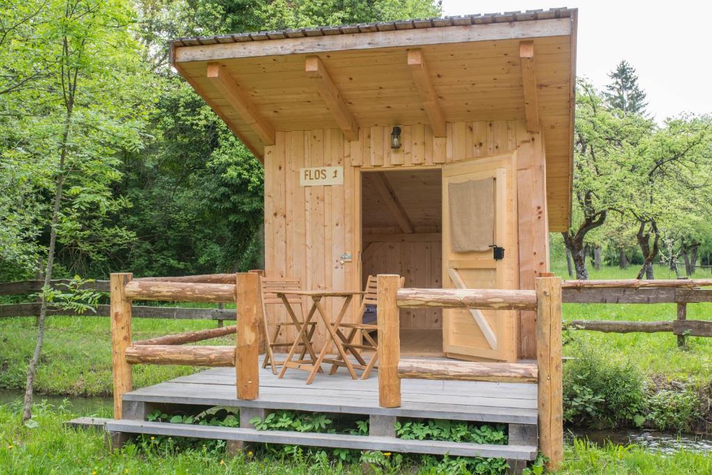 Zahrada ubytování Kamp na Otoku - Ljubno ob Savinji