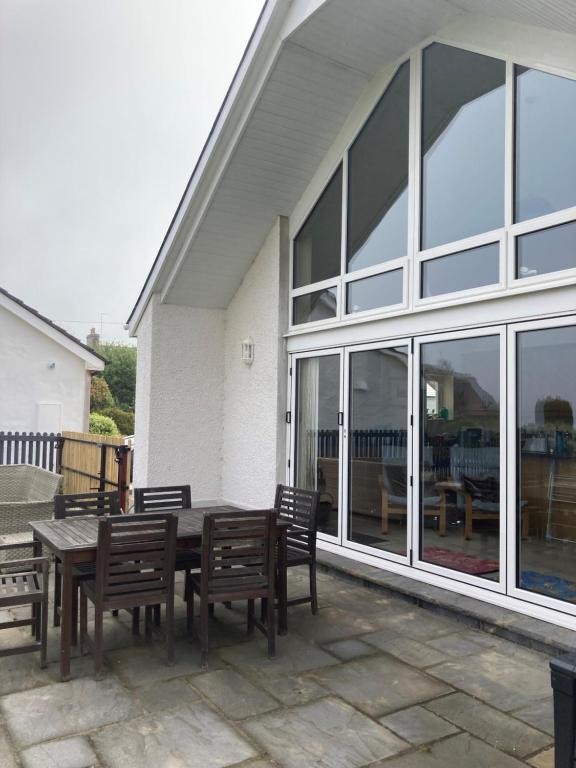 Balkón nebo terasa v ubytování Awel Deg