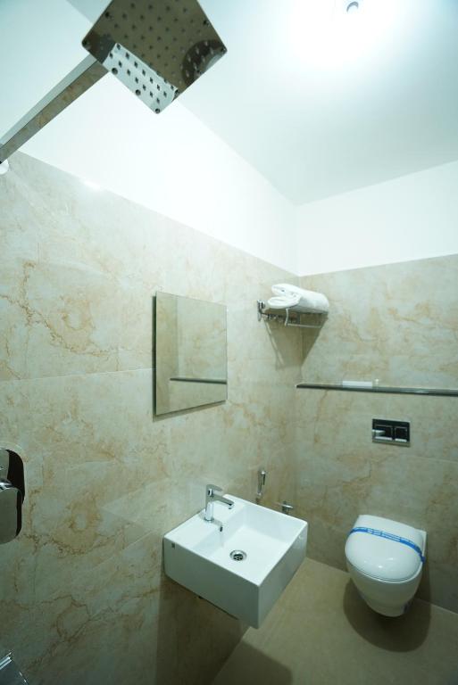 Koupelna v ubytování SAARA INN