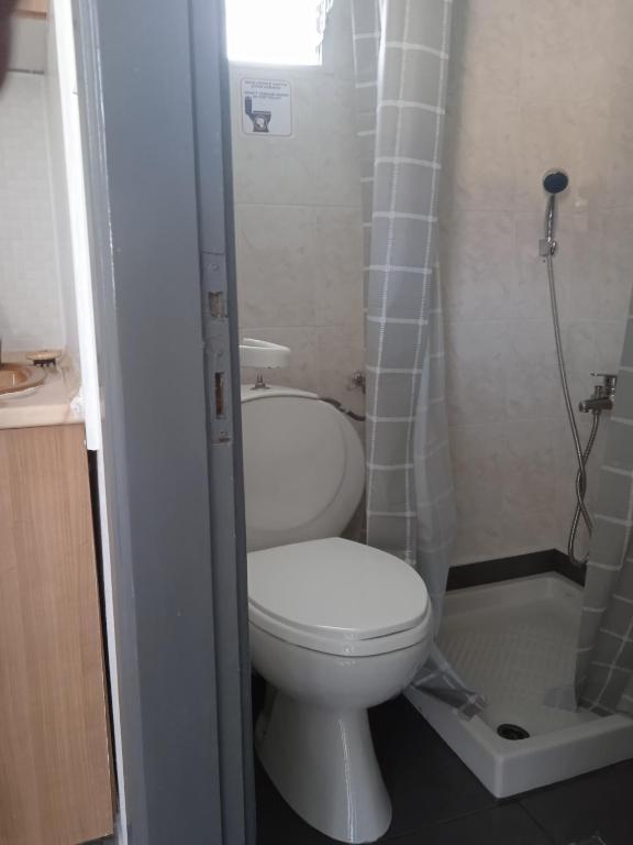 Koupelna v ubytování Antonia Rooms