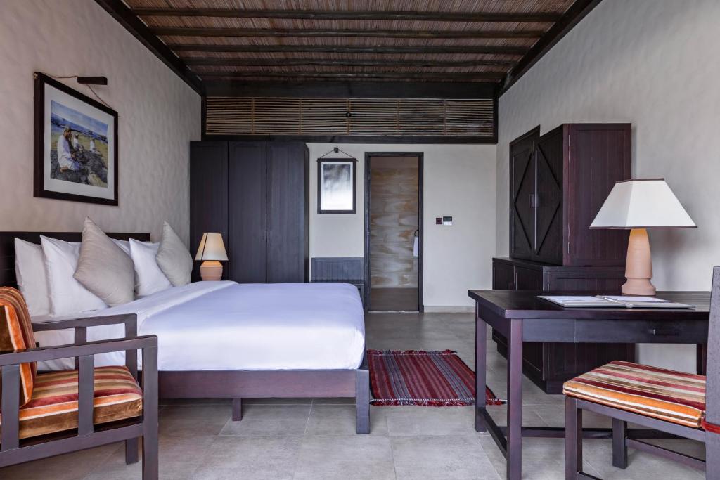 Postel nebo postele na pokoji v ubytování Atana Musandam Resort