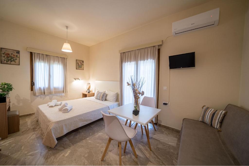 Postel nebo postele na pokoji v ubytování Frank Apartments