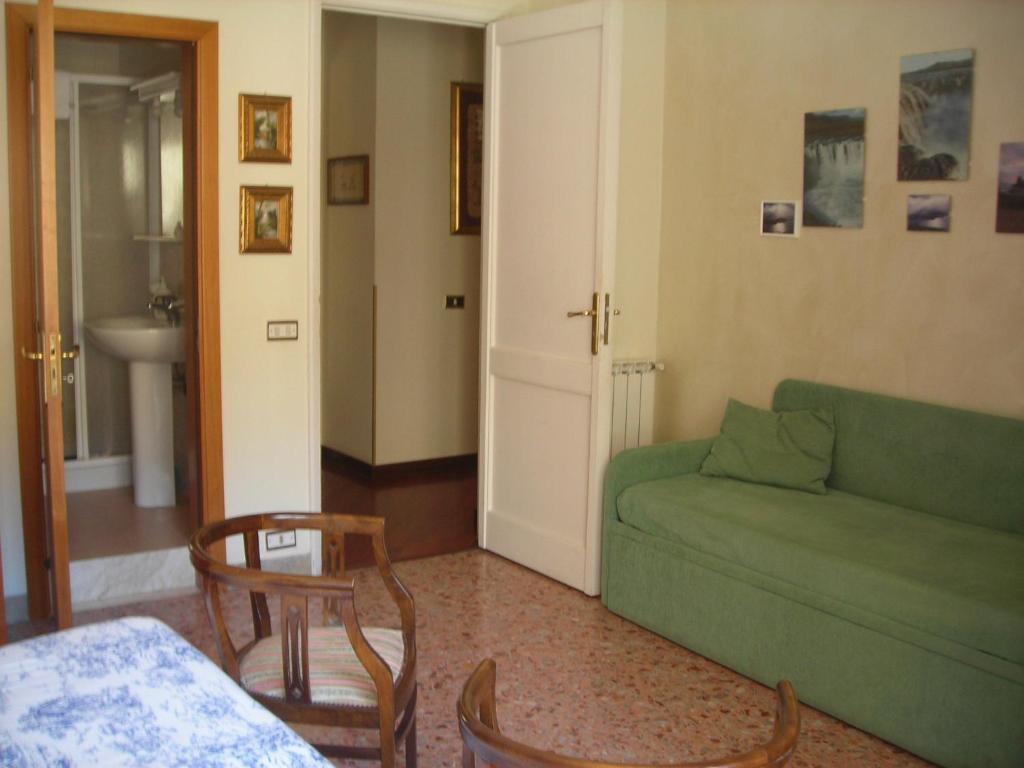 Posezení v ubytování B&B Gelone