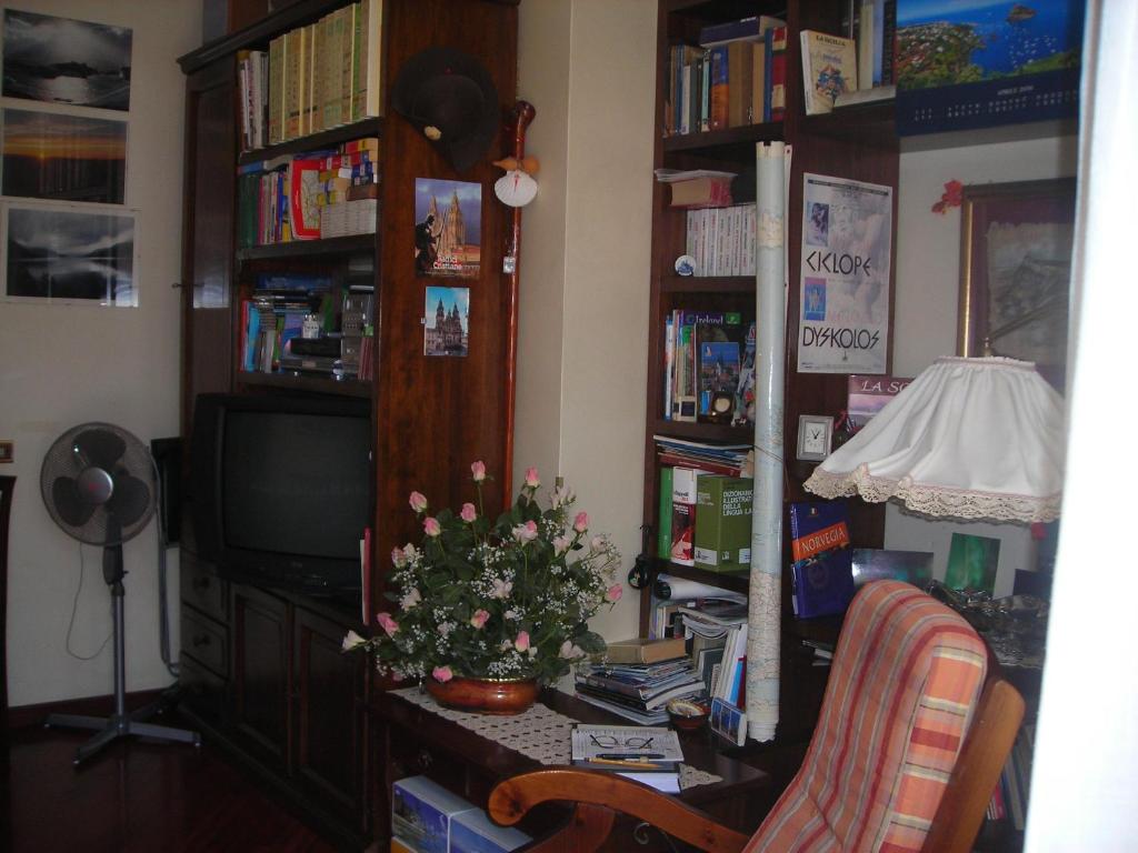 TV a/nebo společenská místnost v ubytování B&B Gelone