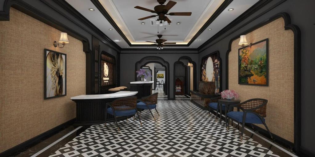 Posezení v ubytování La Palm Hotel