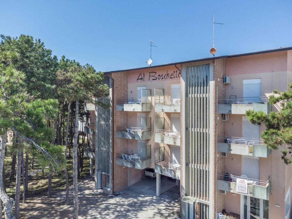 Budynek, w którym mieści się apartament