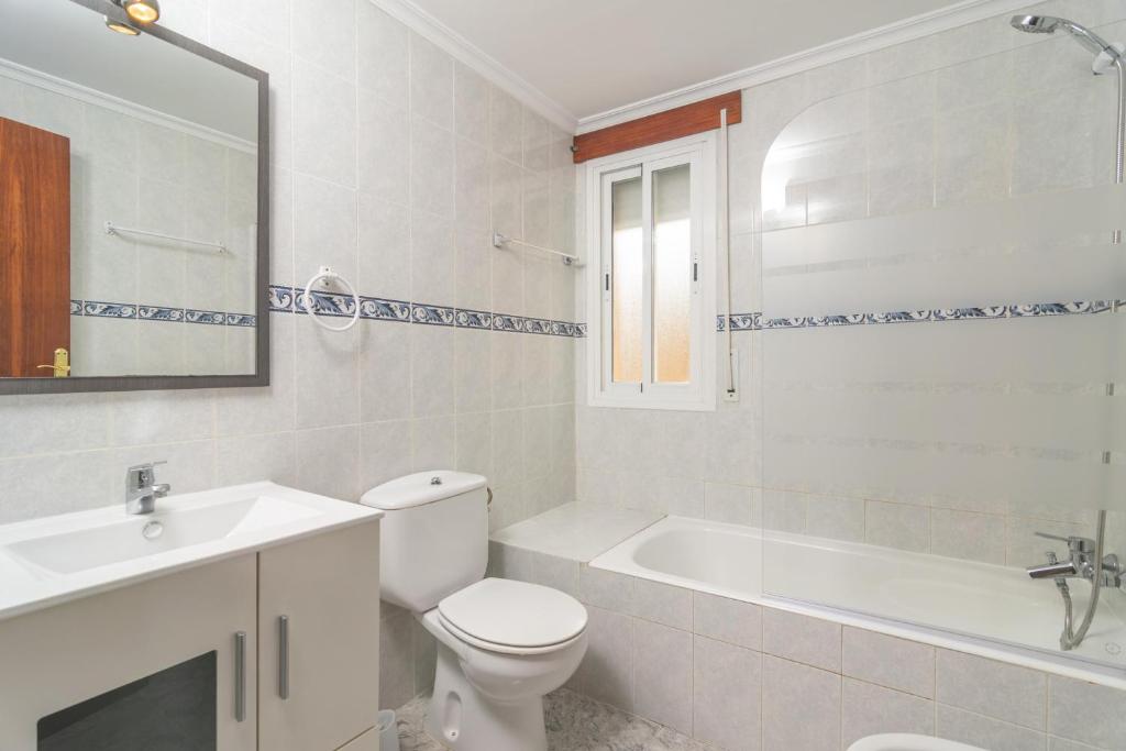 Koupelna v ubytování Casa Manolo