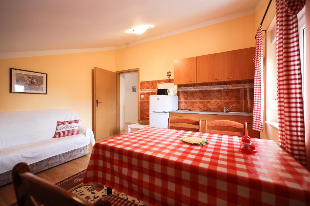 Cama o camas de una habitación en Apartments Veronika