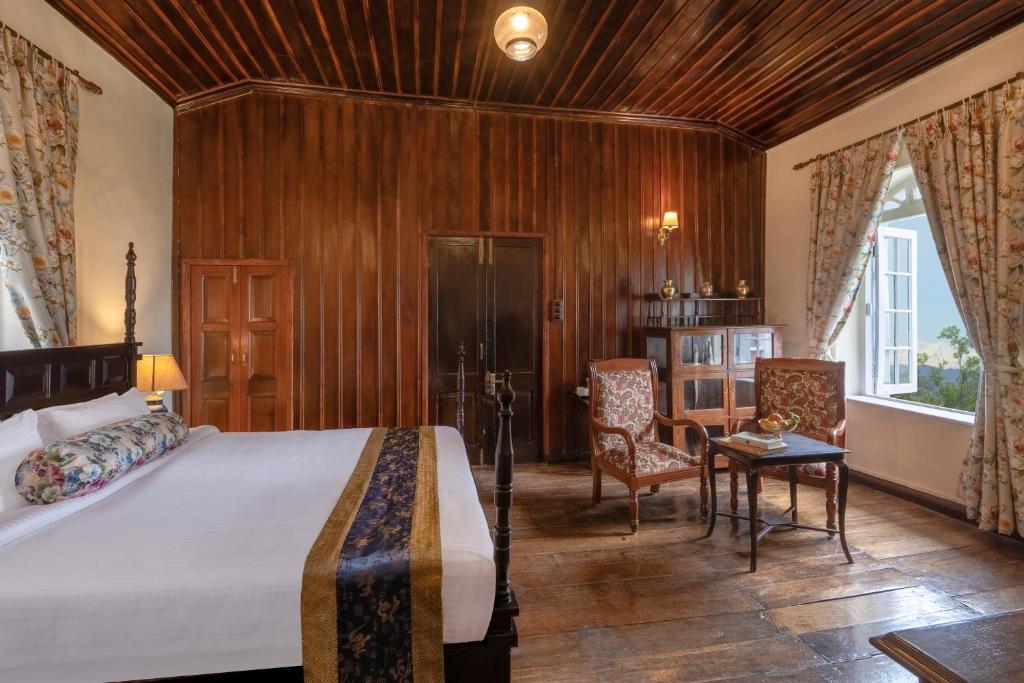 Postel nebo postele na pokoji v ubytování Sterling Park Kalimpong