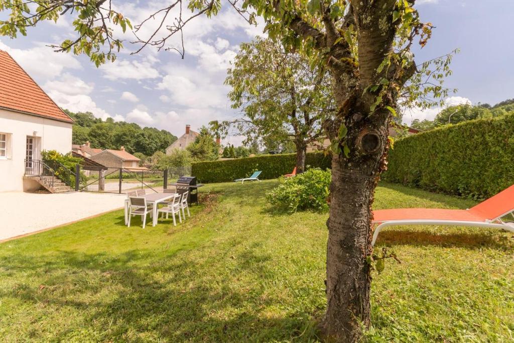 Zahrada ubytování Maison Baduel