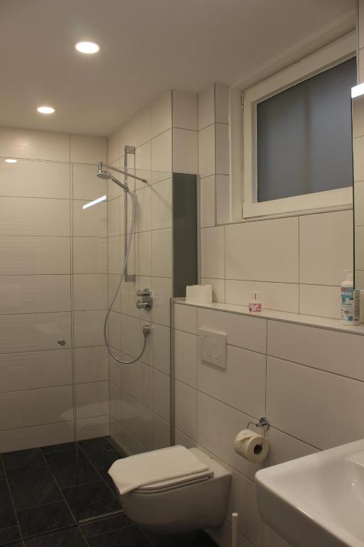 Koupelna v ubytování Haus Jochler