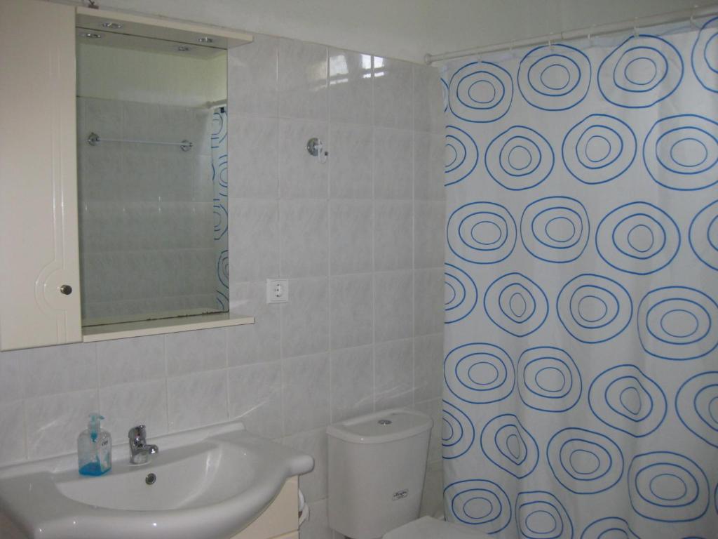 Koupelna v ubytování Europa Apartments Stefanos