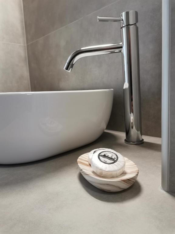 Koupelna v ubytování Galazio Rooms & Suites