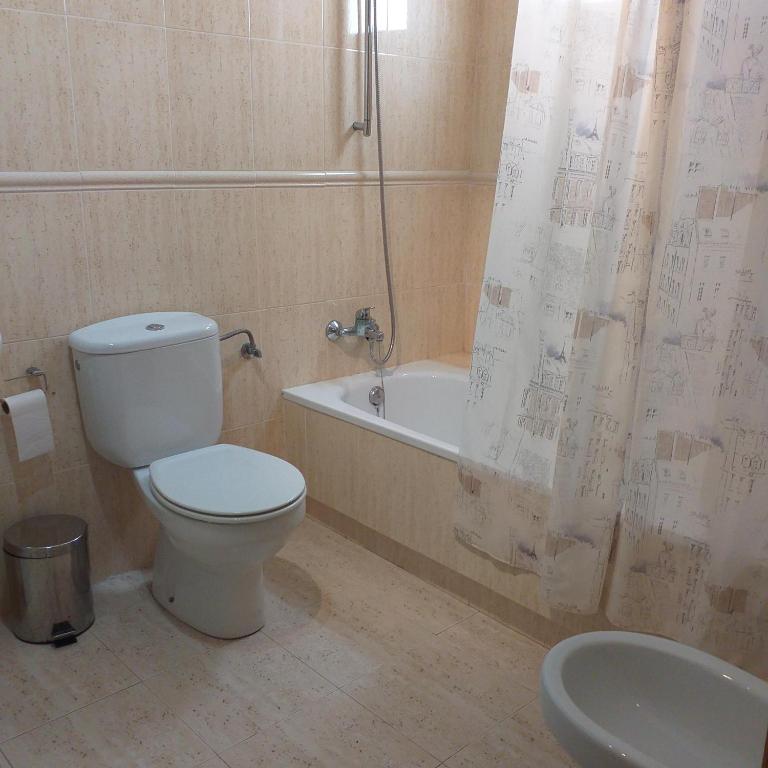 Koupelna v ubytování Apartamento cerca de la playa La Mata