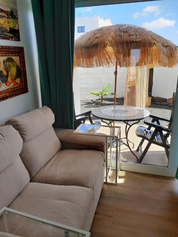 A seating area at Las vistas