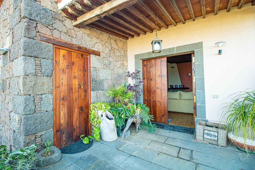 Zahrada ubytování Mountain Hideaway House in Moya