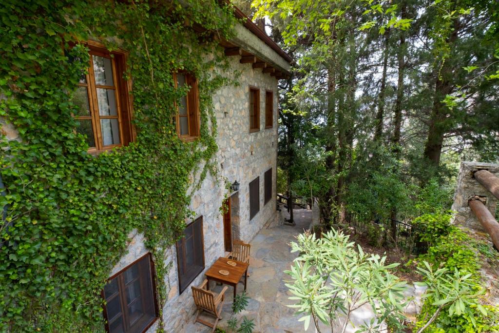 A garden outside Watermill Villa & Hotel Faralya