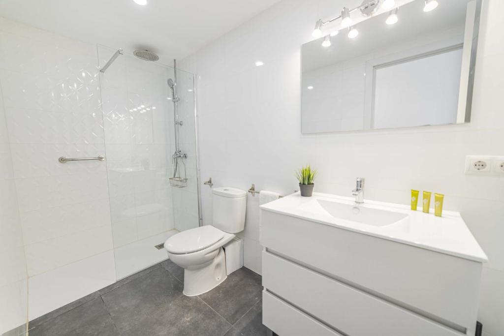 Kúpeľňa v ubytovaní Apartamento Beachfront Sonrisas