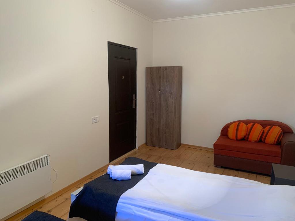 Postel nebo postele na pokoji v ubytování Hotel Lemi