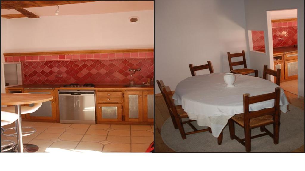 Kuchyňa alebo kuchynka v ubytovaní Maison Spacieuse avec du Charme - Tout proche de la mer