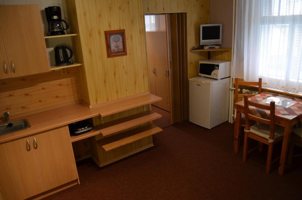 Kuchyň nebo kuchyňský kout v ubytování Ubytování v soukromí Rázlovi