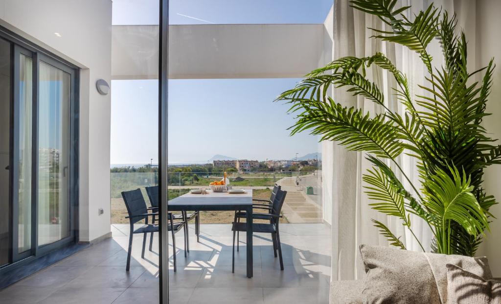 Balkón nebo terasa v ubytování Oliva Suites