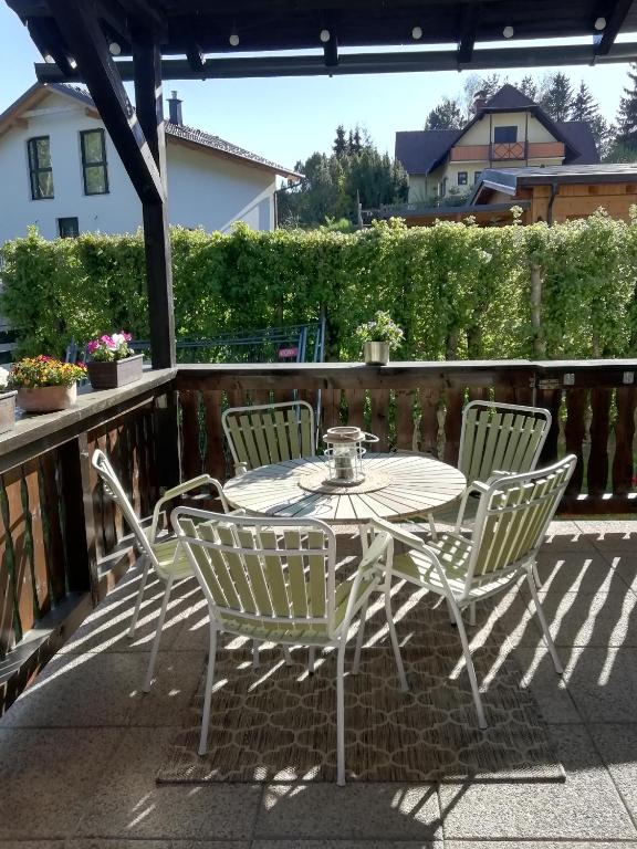 Balkon lub taras w obiekcie Ferienhaus Dana