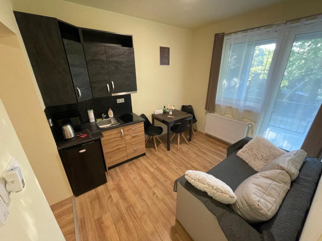 Kuchnia lub aneks kuchenny w obiekcie Park Central Tapolca