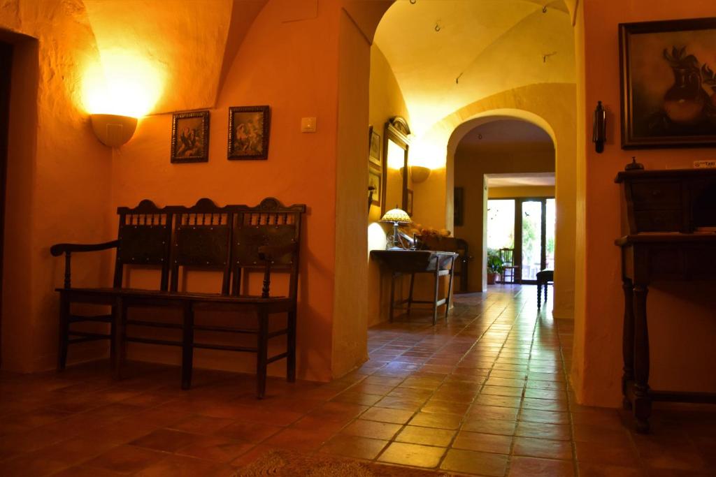 Posezení v ubytování Casa Rural Don Álvaro de Luna