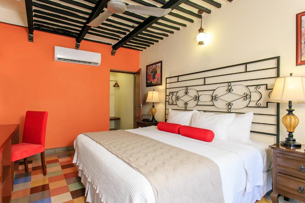 Posteľ alebo postele v izbe v ubytovaní Art 57 Hotel - Adults Only