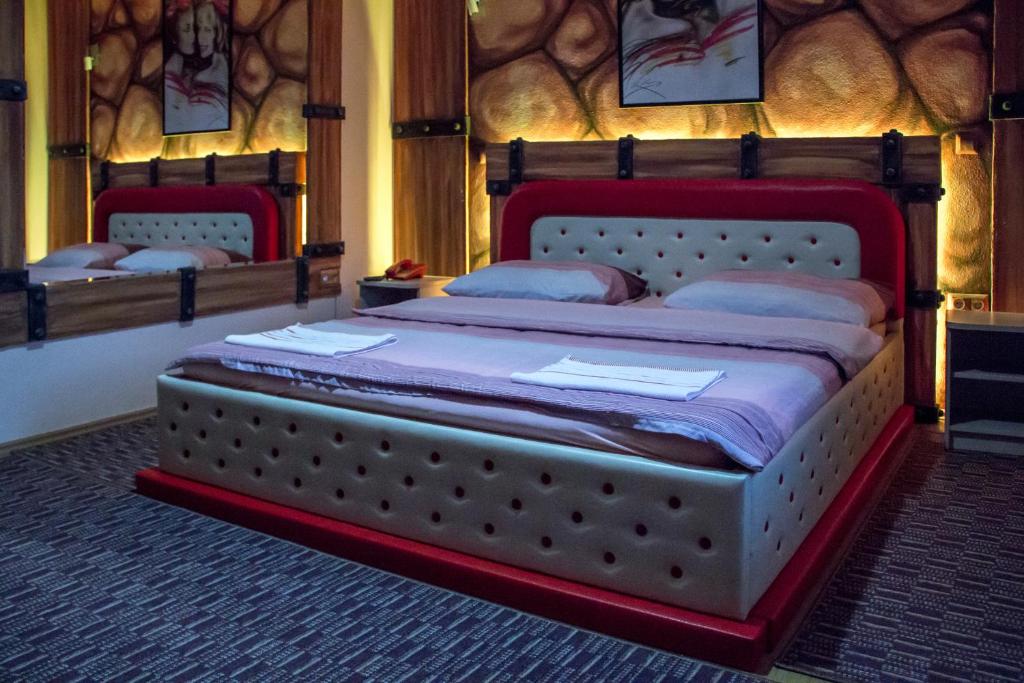 Postel nebo postele na pokoji v ubytování Motel Dani