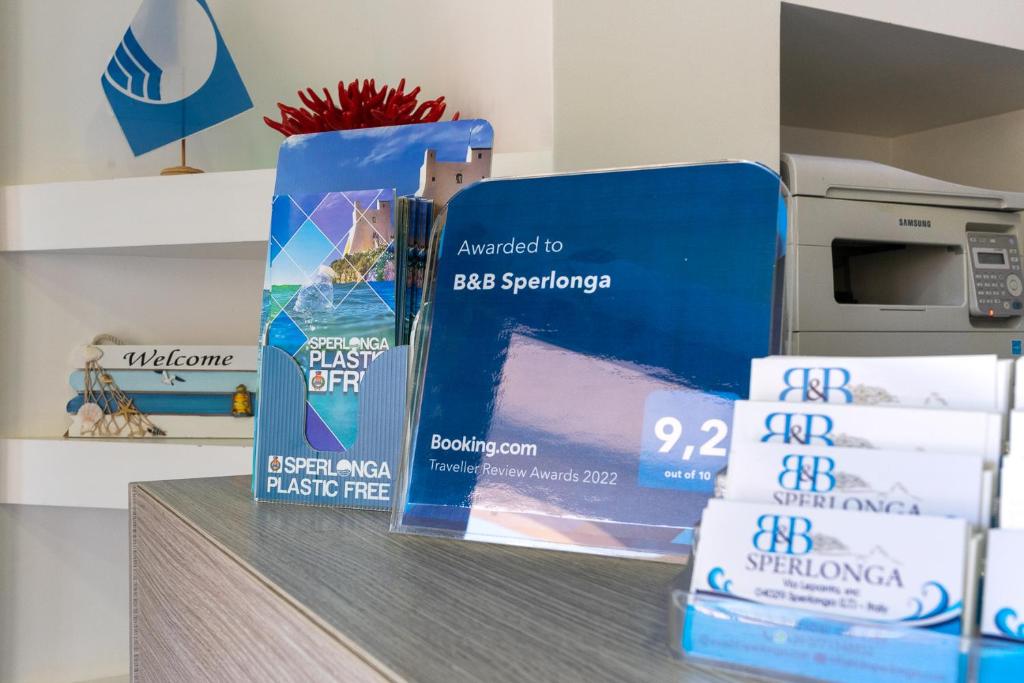 Certifikát, hodnocení, plakát nebo jiný dokument vystavený v ubytování B&B Sperlonga