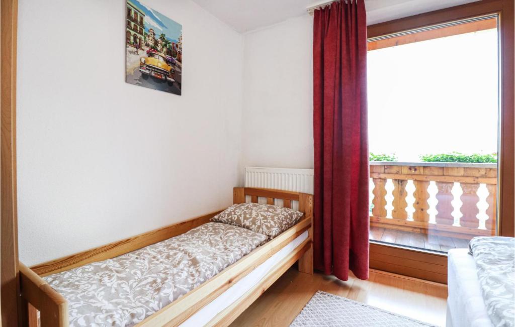 Posteľ alebo postele v izbe v ubytovaní Moderne Ferienwohnung Uderns