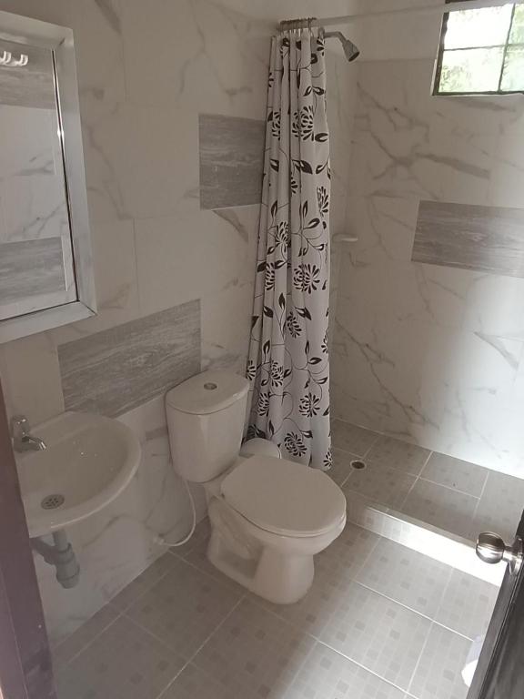 Koupelna v ubytování Hotel Villa Maritza