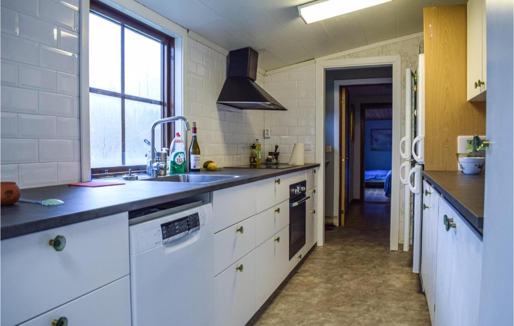 Kuchyň nebo kuchyňský kout v ubytování 4 Bedroom Gorgeous Home In Borgholm