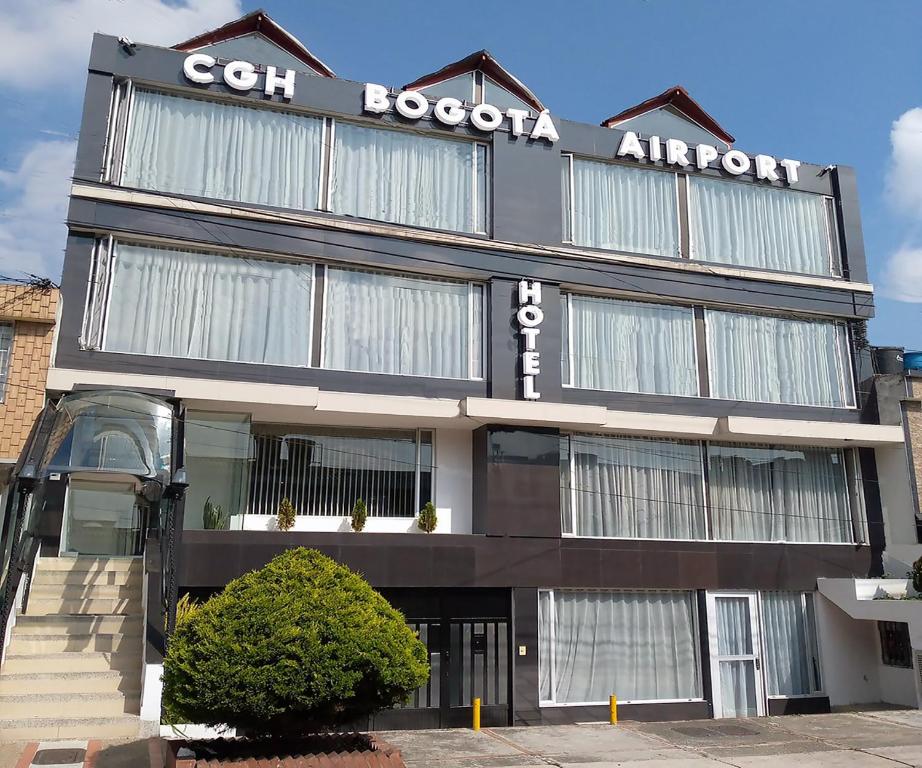 a building with a celtic approval sign on it at Hotel CGH Bogota Airport in Bogotá