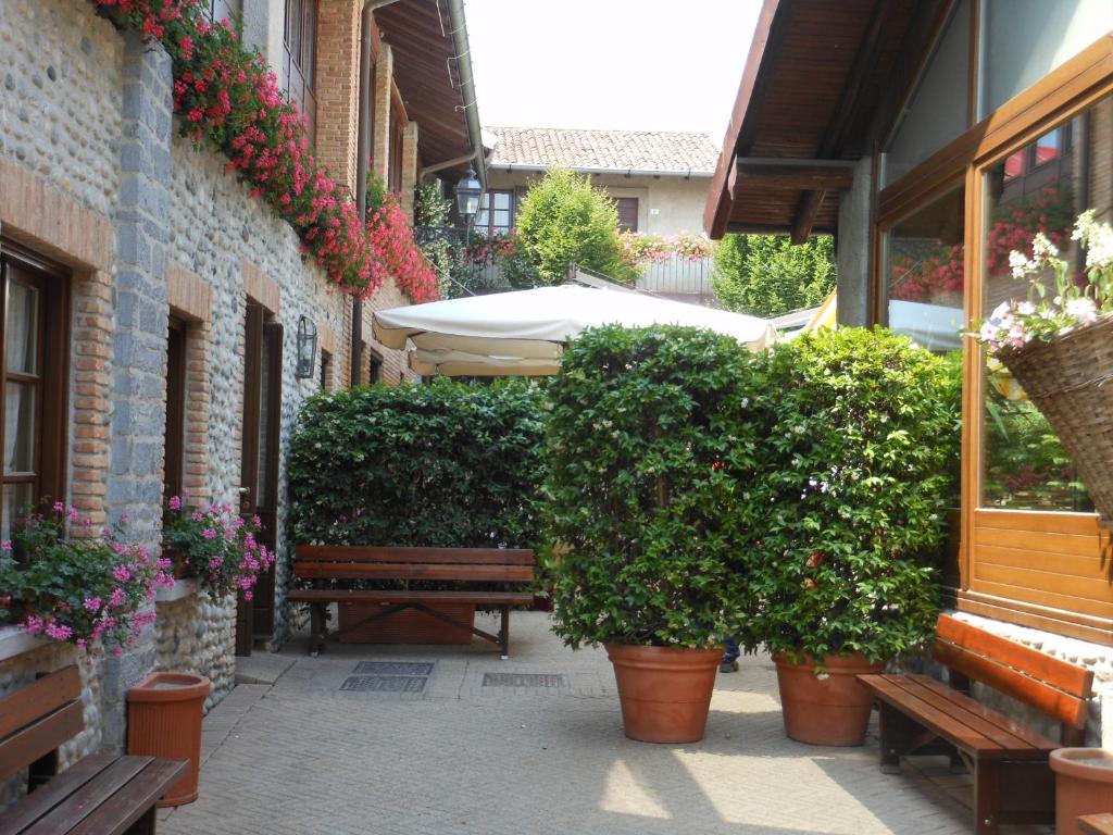 Ogród w obiekcie Agriturismo Cassinazza