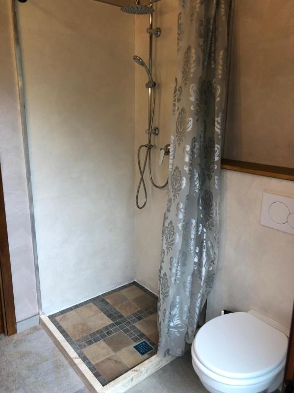 Koupelna v ubytování Borgo Villa